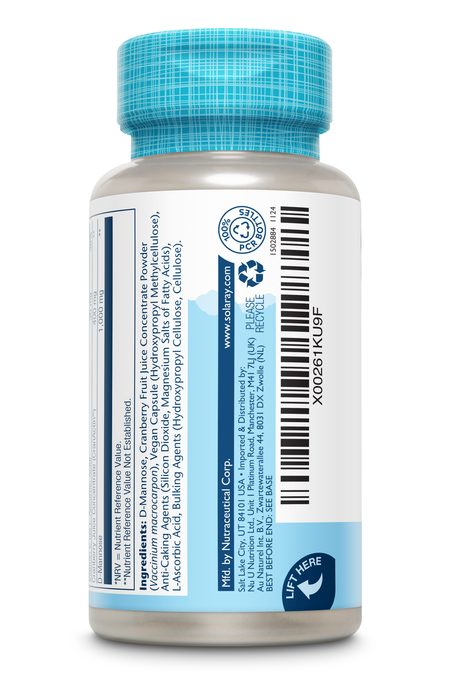 D-Mannose with Cranactin Cranberry and Vitamin C