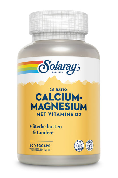 Calcium-Magnesium met vitamine D2, 2:1 Ratio